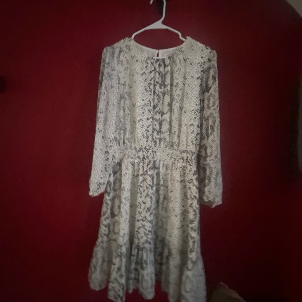 Nice evening out night reptile dress